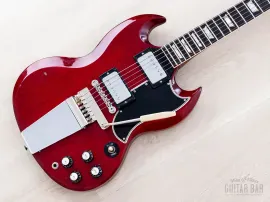 1965 Gibson SG Standard Vintage Guitar Cherry w/ T Tops & Case, 1 11/16" Nut