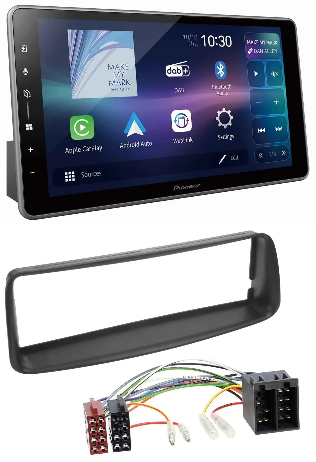 Pioneer Bluetooth USB DAB MP3 Autoradio für Peugeot 206 (ab 1998)