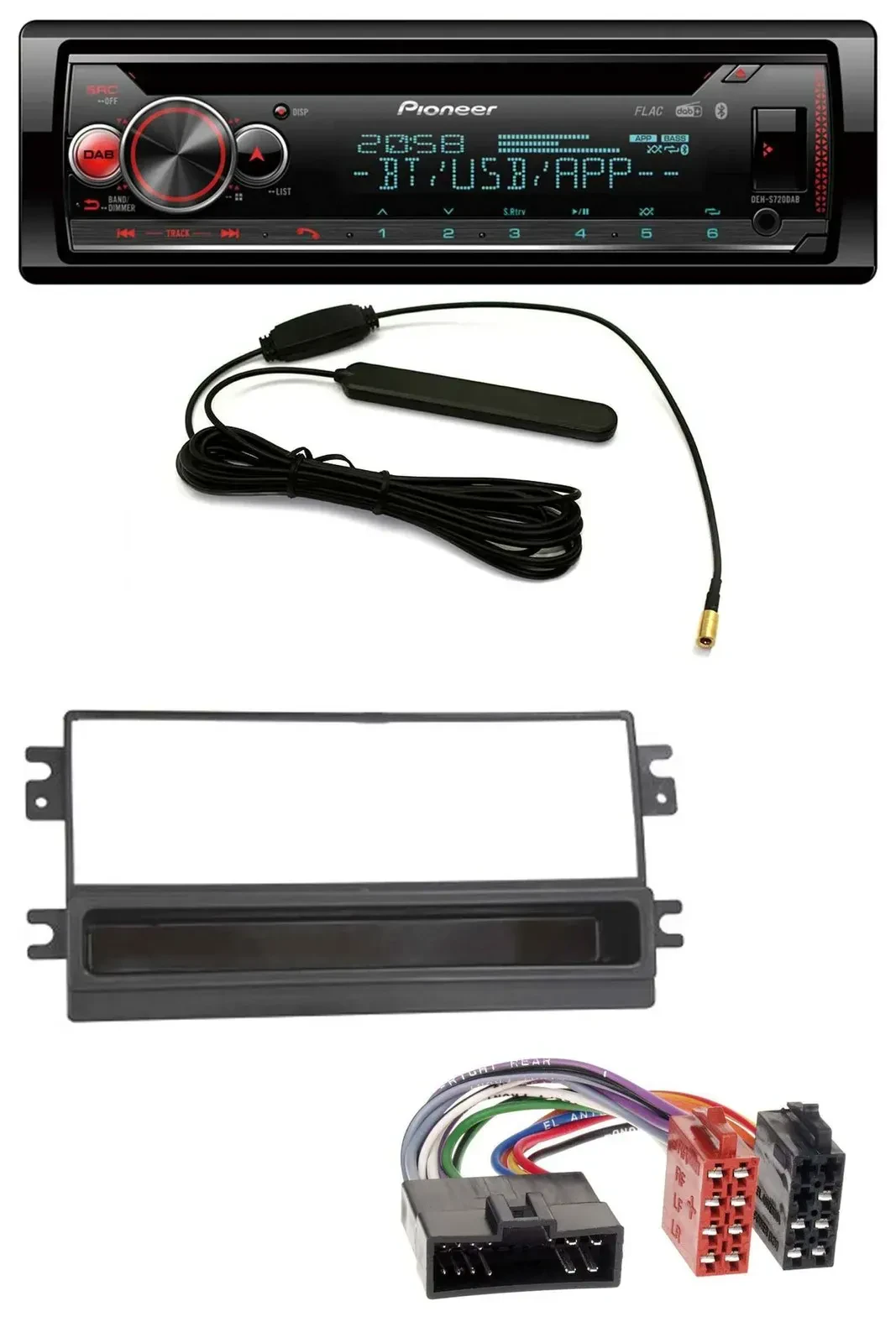 Автомагнитола Pioneer USB DAB MP3 Bluetooth CD для Kia Clarus/Carens FL/Carnival