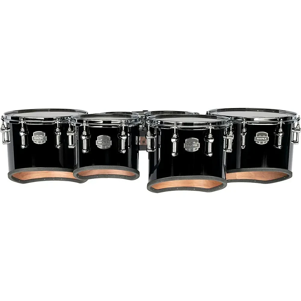 Маршевый барабан Mapex Quantum Mark II Classic Cut Tenor Large (набор, 6 шт.) 6"/8"/10"/12"/13"/14" глянцевый белый