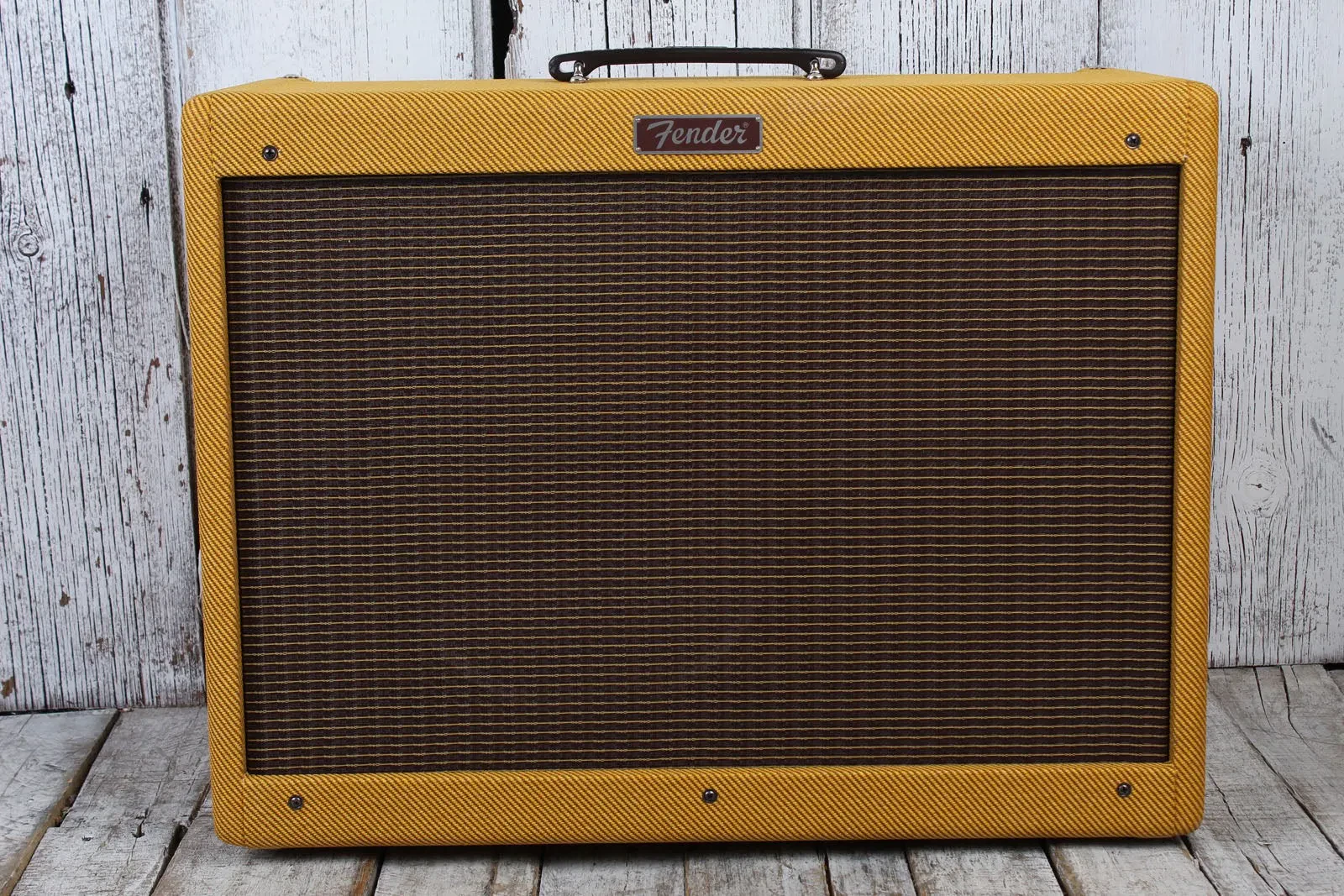 Fender Blues Deluxe Reissue Electric Guitar Amplifier Tweed w Footswtich & Cover