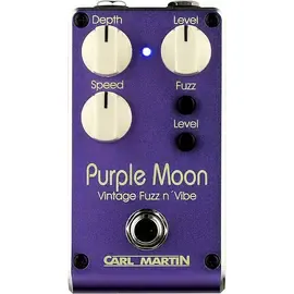Педаль эффектов для электрогитары Carl Martin Purple Moon V2 Vintage Fuzz and Vibe Effects Pedal
