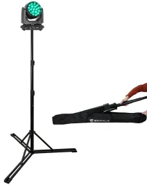 American DJ ADJ Focus Flex L19 RGBL LED DMX Moving Head Light+Stand