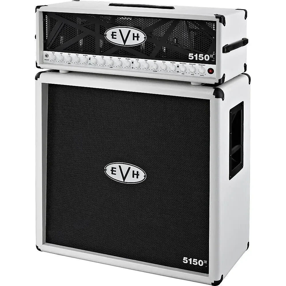 Усилитель для электрогитары EVH 5150 III Head and 4x12 Half Stack 100W, ламповый, голова + кабинет 4x12, цвет Ivory