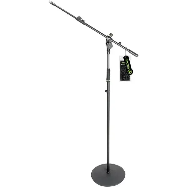 Стойка для микрофона Gravity Stands Microphone Stand Round Base 2-Point Adjustment Telescoping Boom