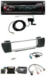 Pioneer DAB CD Lenkrad USB Bluetooth Autoradio für BMW X3 E83 2004-2010 mittig