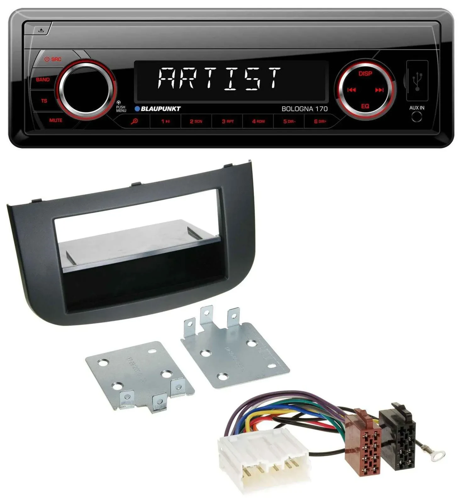 Автомагнитола для Mitsubishi Colt Z30/Z30G/Z3B/Z3V Blaupunkt 1 DIN USB SD MP3 AUX