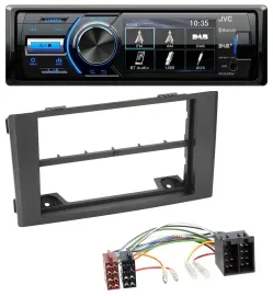 JVC Bluetooth MP3 USB DAB Autoradio für Iveco Daily (06-14) - schwarz