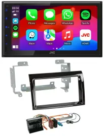 JVC Bluetooth USB MP3 2DIN DAB Autoradio für Citroen Jumper 2006-2011 Piano