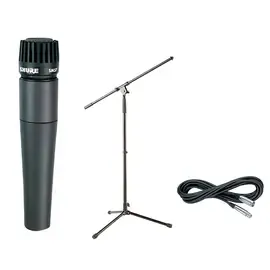 Инструментальный микрофон Shure SM57, Stand & Cable Package