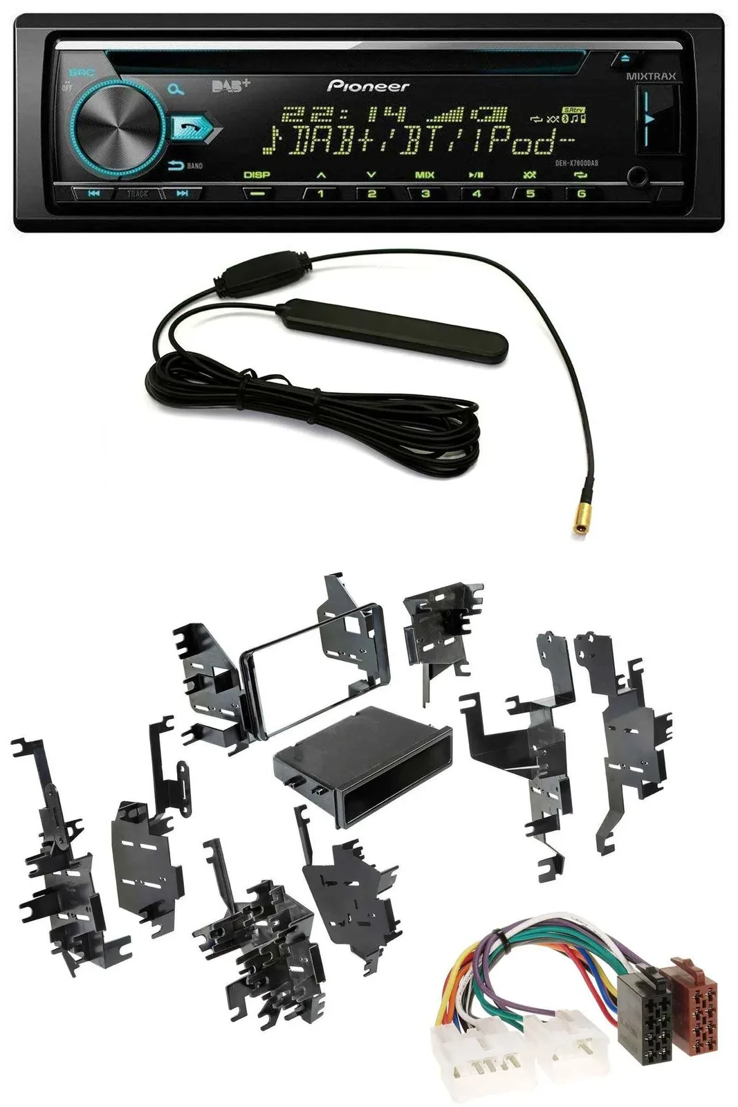 Pioneer CD MP3 AUX DAB USB Autoradio für Toyota RAV-4 Celica MR2 Spyder bis 05