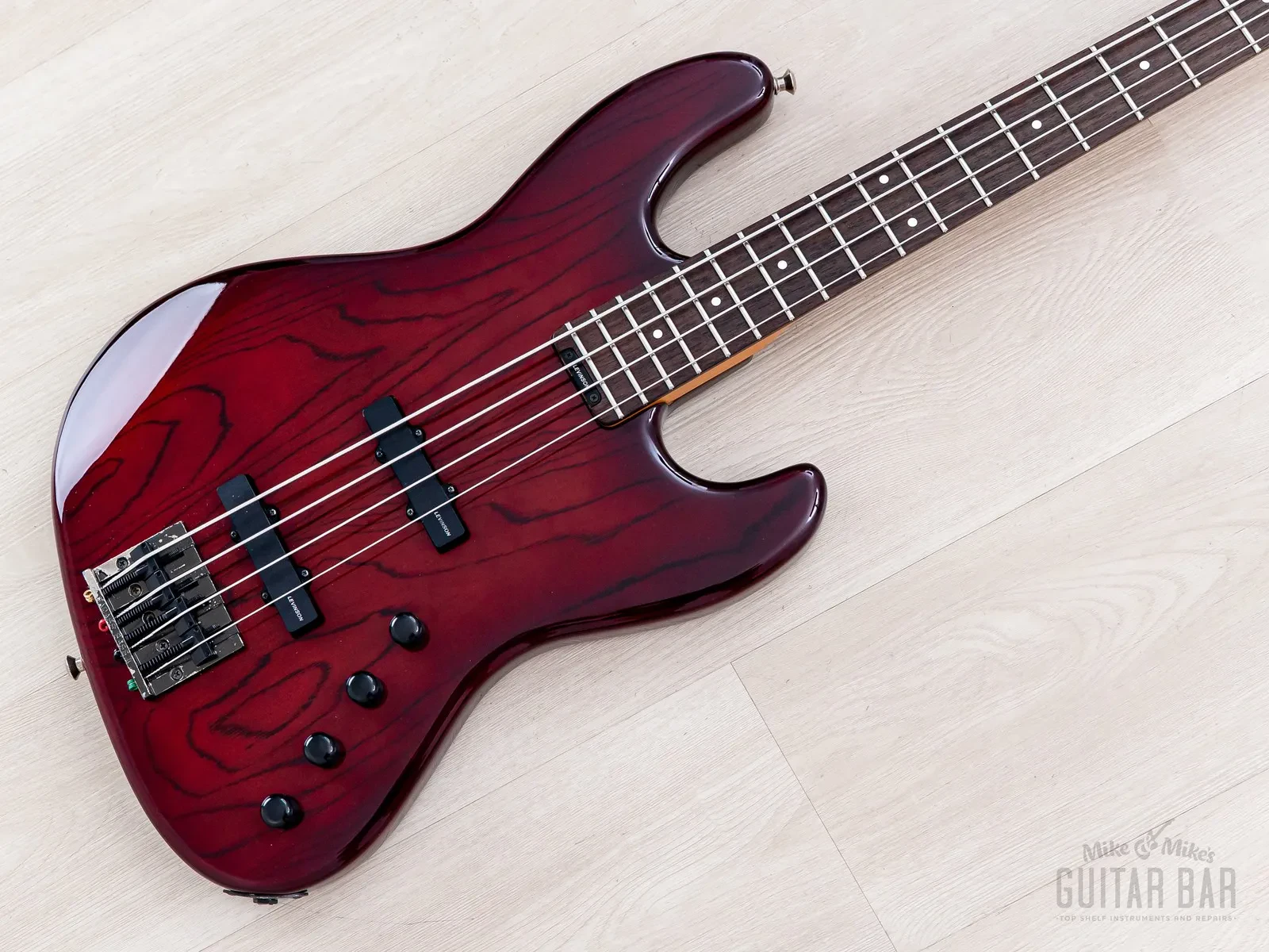 1989 Levinson Blade B2 Tetra Bass Vintage Jazz Bass w/ Active Preamp, Japan