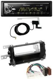 Автомагнитола Pioneer Bluetooth DAB USB MP3 для Toyota Auris (с 2013) черный