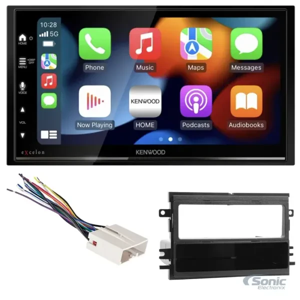2004-2008 Ford F-150 Kenwood Double DIN Bluetooth Car Stereo Upgrade