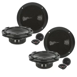 (2-Pairs) Rockford Fosgate P16-S 240W 6"  2-Way Component Speakers