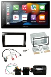 Автомагнитола Pioneer 2DIN, DAB, Bluetooth, USB для Fiat Bravo (2007–2014), поддержка кнопок на руле