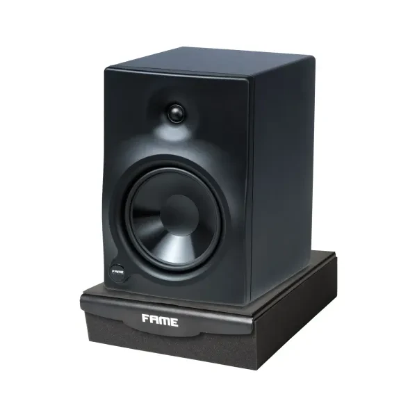 Fame Audio Orbital 208S, Aktive Studiomonitor Set, 2 MSI-120 Flat Speaker Pads