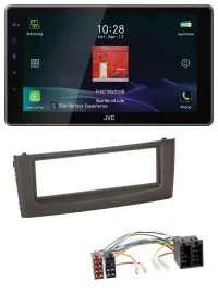 JVC DAB MP3 Bluetooth USB Autoradio für Fiat Grande Punto Punto ab 05 schwarz
