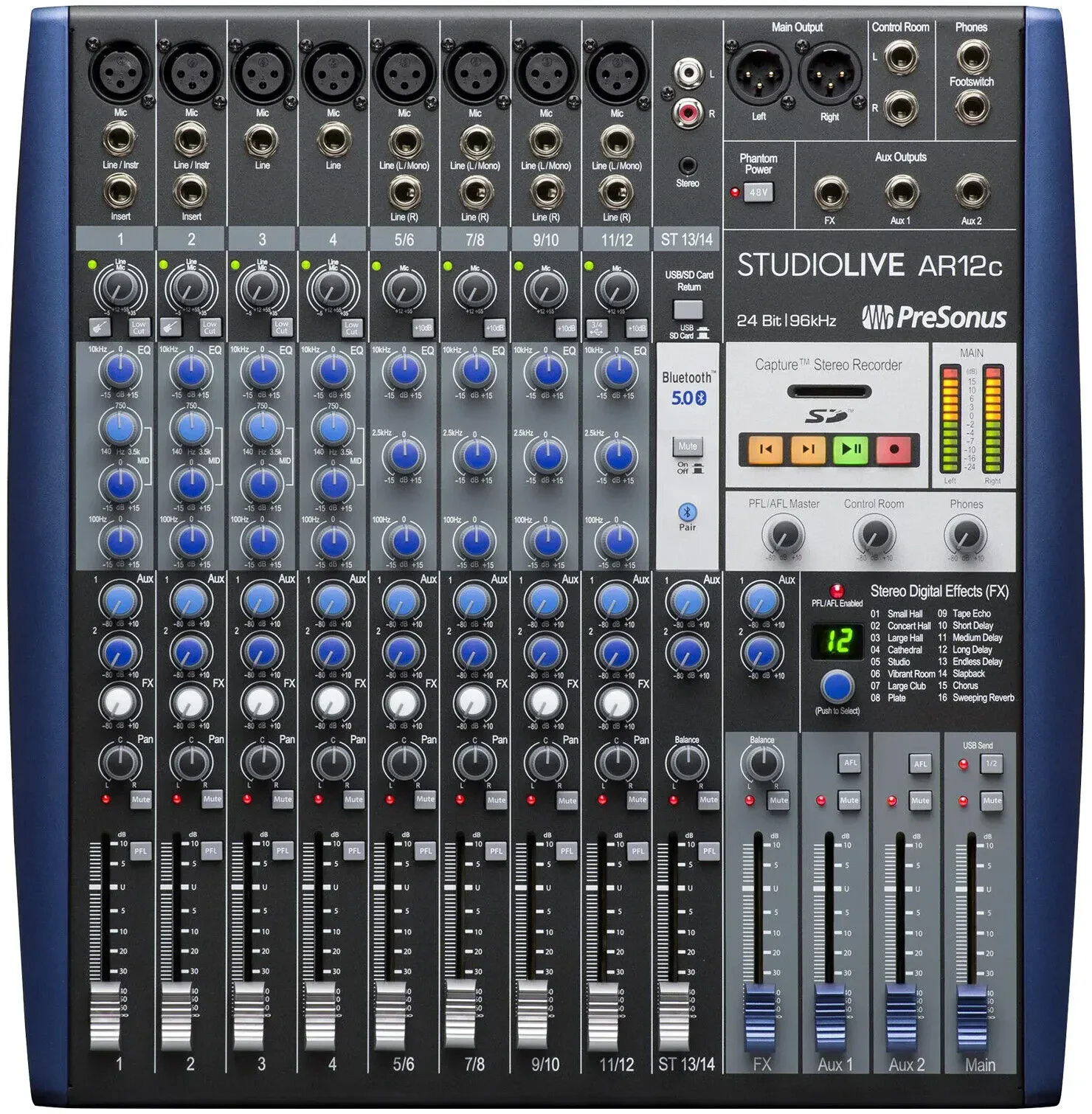 Микшерный пульт PreSonus StudioLive AR12C 12-канальный
