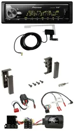 Pioneer Bluetooth DAB USB Lenkrad Autoradio für Audi A3 A4 A6 99-00 BOSE-Vollakt