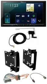 Pioneer 2DIN DAB USB MP3 Bluetooth Autoradio für Chrysler 300C Sebring Dodge Ave