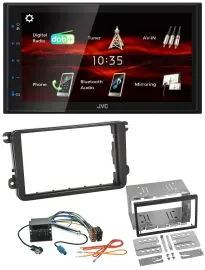 JVC USB Bluetooth MP3 DAB 2DIN Autoradio für Seat Alhambra Leon Toledo