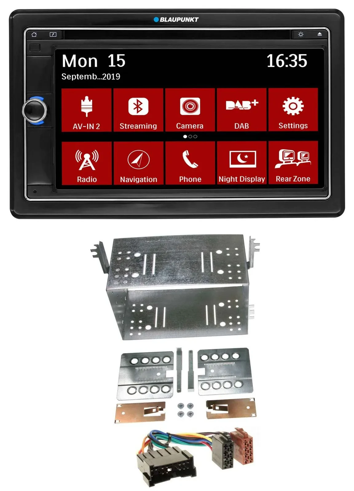 Blaupunkt Bluetooth DAB 2DIN USB DVD MP3 Autoradio für Hyundai Tucson DM 2005-20