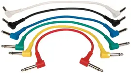 Патч-кабель инструментальный Rockcable RCL30011 D5 (комплект 6 штук)