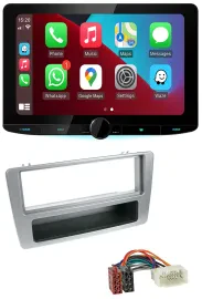 Kenwood MP3 USB DAB Bluetooth Autoradio für Honda Civic 01-03 silber man. Klima.