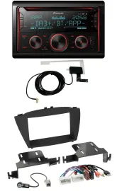 Pioneer 2DIN MP3 DAB USB CD Bluetooth Autoradio für Hyundai ix35 ab 13 AUX USB