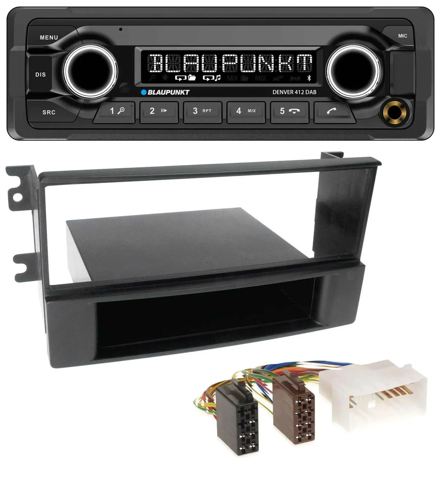 Blaupunkt Bluetooth DAB MP3 USB Autoradio für Kia Sorento (ab 2006)
