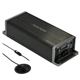 Kicker KEY200.4 200W RMS 4-Channel Smart Amplifier with Automatic Equalizer
