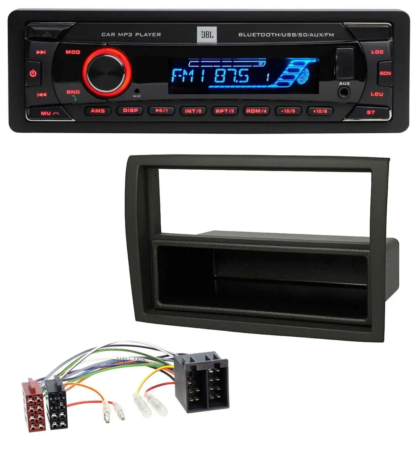JBL AUX MP3 USB Bluetooth SD Autoradio für Citroen Jumper Fiat Ducato Peugeot Bo