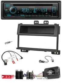 Kenwood Bluetooth DAB CD Lenkrad USB Autoradio für Hyundai i20 ISO 2009-11 schwa