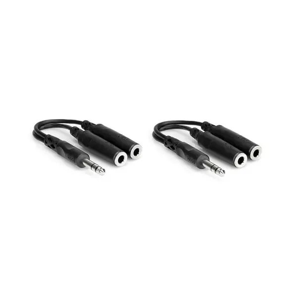 Коммутационный кабель Hosa Technology 2x Stereo 1/4" Male to Two Stereo 1/4" Female Y-Cable 6"