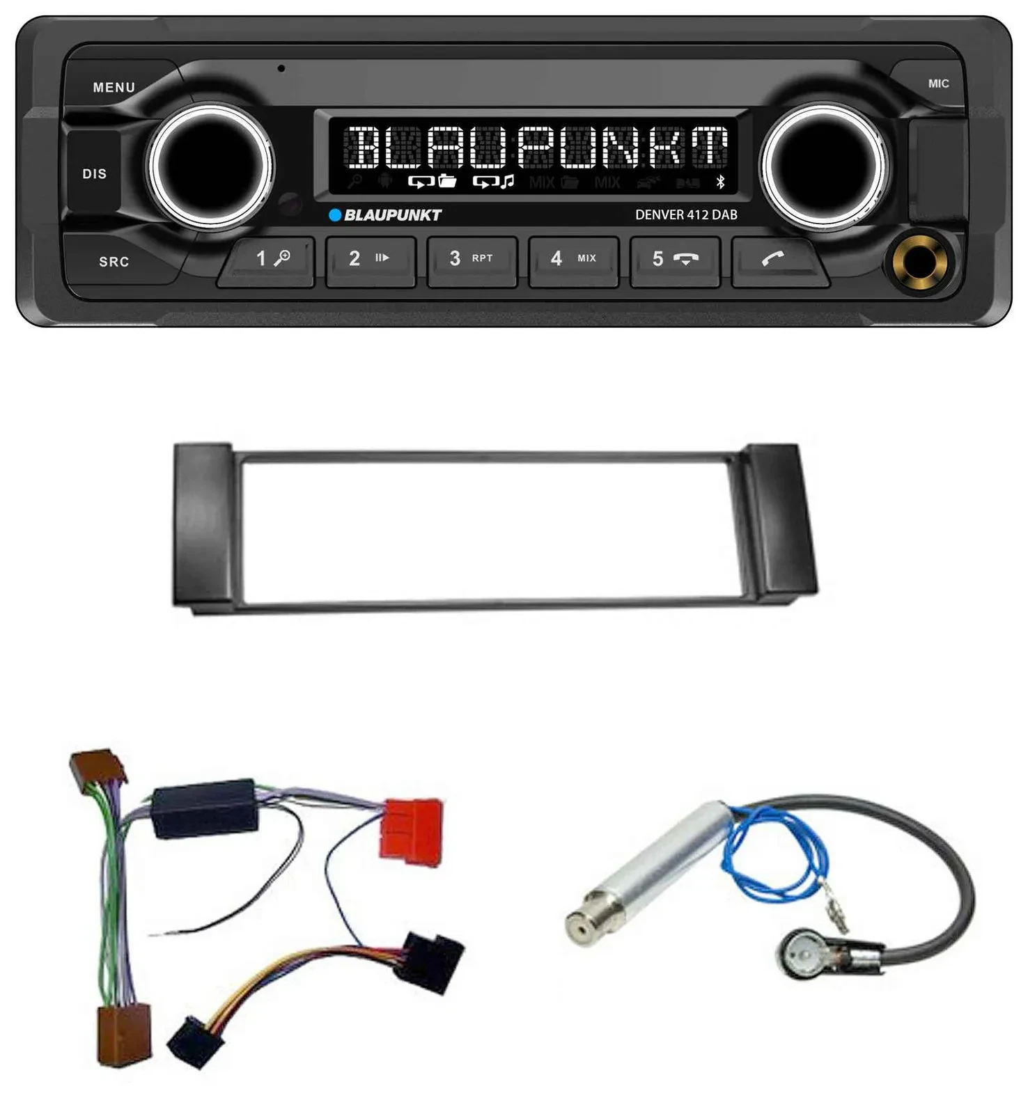 Blaupunkt Bluetooth DAB MP3 USB Autoradio für Audi A3 8L 00-03 A6 C5 00-04 Aktiv