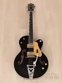 Электрогитара полуакустическая Gretsch G6120-BSNV Brian Setzer Signature Nashville Black Lacquer w/ Case  2020