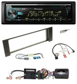 Автомагнитола для Audi A4 B6 (2000–2004) Pioneer CD/USB/Bluetooth, DAB, Quadlock, поддержка кнопок на руле