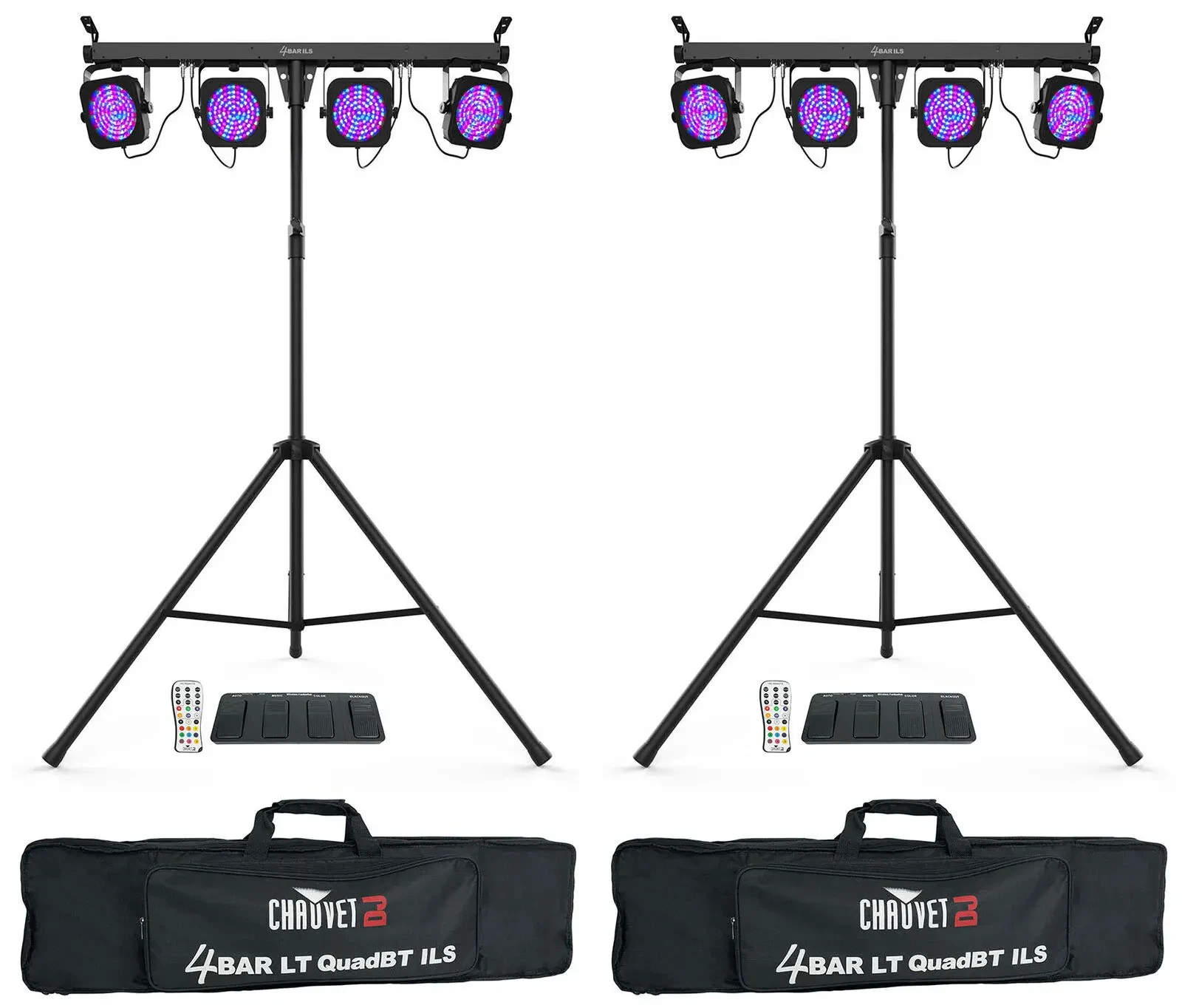 Комплект светового оборудования Chauvet DJ 4BAR LT QuadBT ILS (пара)