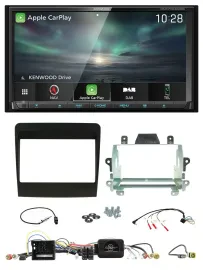 Kenwood Bluetooth USB 2DIN Lenkrad TMC DAB Navigation für Porsche 911 2011-2017