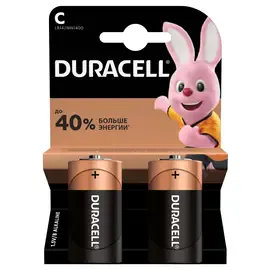 Элемент питания Duracell LR14 2BL Basic C (2 штуки)