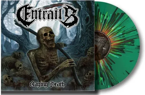 Виниловая пластинка Entrails - Raging Death - Splatter Green Vinyl [New Vinyl LP] Colored Vinyl, Gat