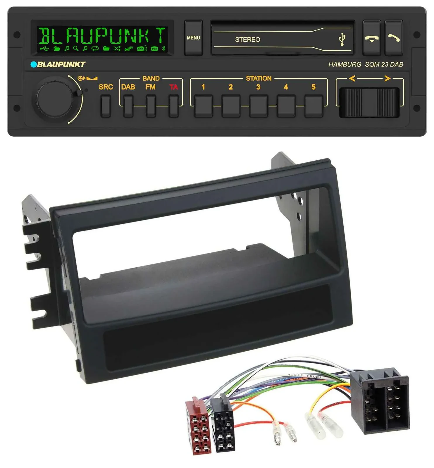 Blaupunkt USB DAB Bluetooth MP3 Autoradio für Kia Soul (AM, 2008-2011)