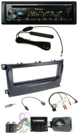 Автомагнитола Pioneer CD/MP3, DAB, USB для Ford Mondeo/S-Max (2007–2014) с поддержкой CAN-Bus и кнопок на руле