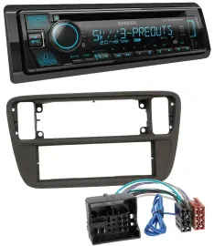 Kenwood Bluetooth USB CD MP3 DAB Autoradio für Seat Mii (ab 2011)