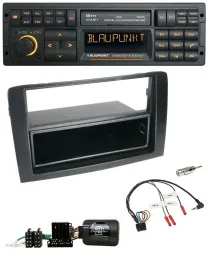 Blaupunkt USB DAB SD Lenkrad Bluetooth Autoradio für Fiat Idea 2006-2012 schwarz