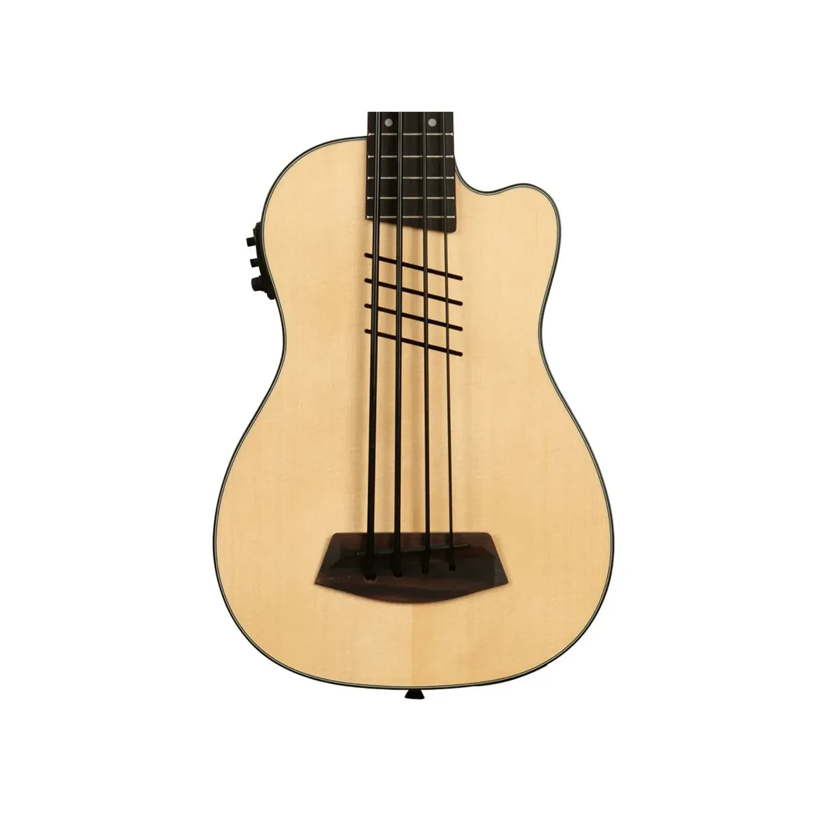Бас-укулеле электроакустическое Kala U-Bass Hutch Hutchinson Signature 4-S Solid Spruce Top