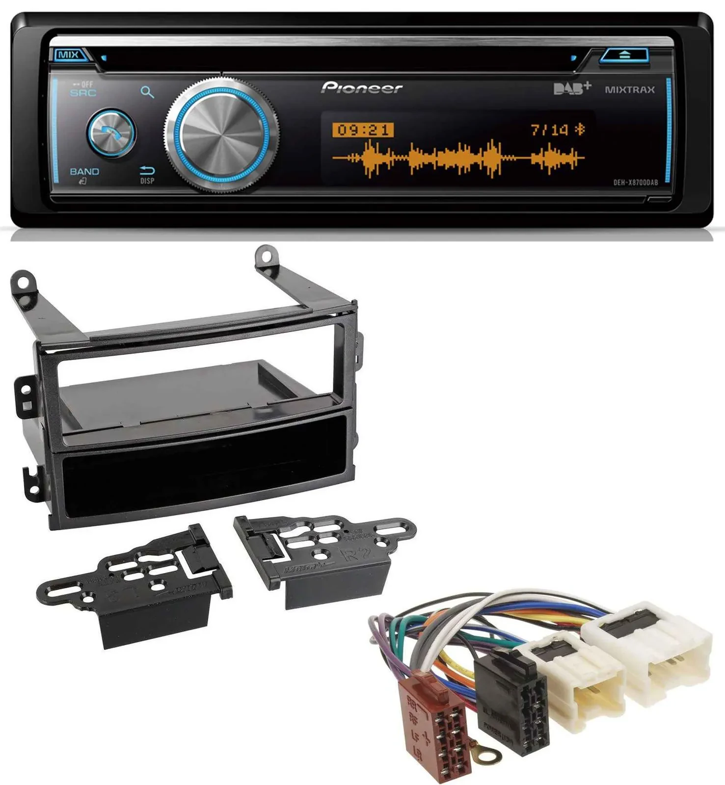 Pioneer MP3 DAB USB CD Bluetooth Autoradio für Nissan 350Z Roadster 2003-2005
