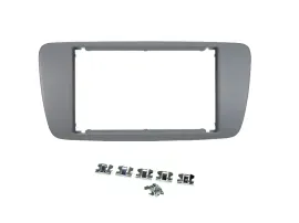 Radioblende Doppel DIN Autoradio für Seat Ibiza 2008-2013 blau grau sky blue gre