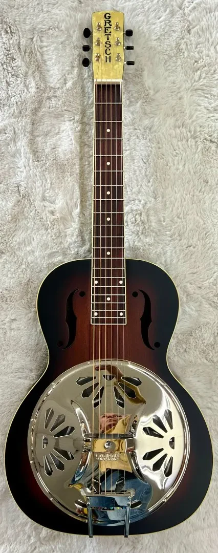 Б/У Резонаторная гитара Gretsch G9230 Bobtail Square-Neck 2-Tone Sunburst со звукоснимателем